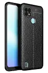 Realme C21 Kılıf Auto Focus Kapak - Siyah-1