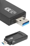 Wifi Adaptörü Bt5.0 Wifi 2'si Bir Arada Çift Bantlı Çift Anten-3