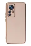 Xiao 12T Pro Kılıf Volet Silikon - Pembe-2