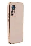 Xiao 12T Pro Kılıf Volet Silikon - Pembe-1
