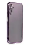 Samsung Galaxy A14 4G Kılıf Razer Lensli Silikon - Mor-1
