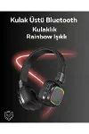 RGB Işıklı Katlanabilir Bluetooth 5.3 Kulak Üstü Kulaklık-1