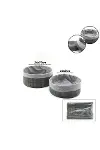 Yuvarlak Organizer Sepet - Bambu Kenarlı Ahşap Taban Bezli (Çap 22x24 cm)-2