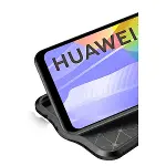 Huawei Y6p Kılıf Auto Focus Kapak - Siyah-3