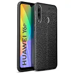Huawei Y6p Kılıf Auto Focus Kapak - Siyah-1