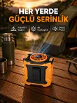 Turbo Mini Taşınabilir Fan – 100 Kademeli Dijital Hız Kontrolü ve Type-C Şarj-1