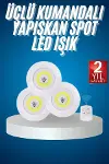 Kablosuz Pilli Işıldak Masa Lambası Mutfak Tezgah Altı Banyo Dolabı Dolap İçi-2