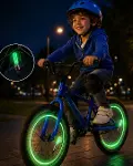 Araç Sibop LED Işığı 2li Set Bisiklet Motosiklet Jant Lambası-1