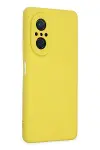 Huawei Nova 9 SE Kılıf Nano içi Kadife Silikon - Sarı-2