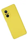 Huawei Nova 9 SE Kılıf Nano içi Kadife Silikon - Sarı-3