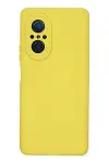 Huawei Nova 9 SE Kılıf Nano içi Kadife Silikon - Sarı-1