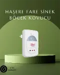 Ultrasonik Ses Dalgalarıyla Kimyasalsız Fare ve Böcek Kovucu Cihaz-1
