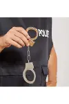 Metal Malzemeden İmal Anahtarlı Oyuncak Polis Si-1