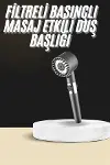 Duş Başlığı Profesyonel Masaj Başlıklı 3 Modlu Yeni Nesil Masaj Uçlu Su Tasarruflu-2