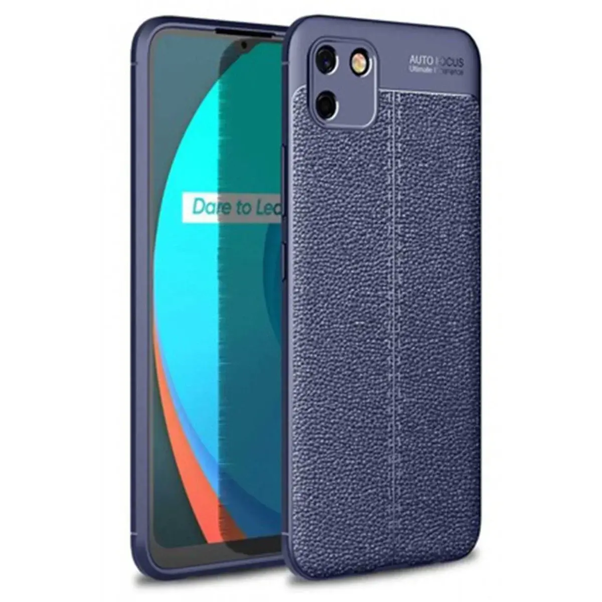 Realme C11 Kılıf Auto Focus Kapak - Lacivert