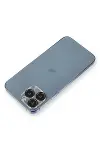Apple iPhone 11 Pro Max Metal Kamera Lens Koruma Cam - Siyah-1