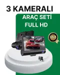 Gece Görüşü Destekli, 1080P Full HD Çözünürlüklü Araç İçi Kamera-1