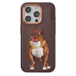 Venco Apple İphone 14 Pro Max Perma Desenli Kapak - Kahverengi-1