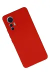Xiao 12 Lite Kılıf Nano içi Kadife Silikon - Kırmızı-3