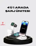 Kablosuz Şarj İstasyonu 4 Cihaz Destekli ve Hızlı Şarjlı-1