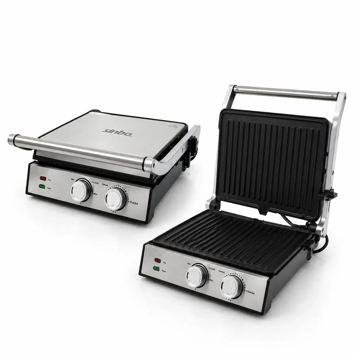 Izgara Ve Tost Makinesi 4 Dilim Yapışmaz Yüzey 2000W SSM-2598