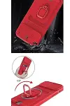 Xiao Red Note 13 Pro 5G Kılıf Zuma Kartvizitli Yüzüklü Silikon - Kırmızı-3