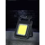 Mini 30 Ledli Mıknatıslı Anahtarlık Flash Kamp Lambası Askılı Kapak Açacaklı Şarjlı Fener-3