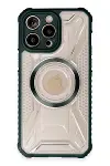 Apple iPhone 14 Pro Kılıf Prag Magneticsafe Kapak - Koyu Yeşil-1