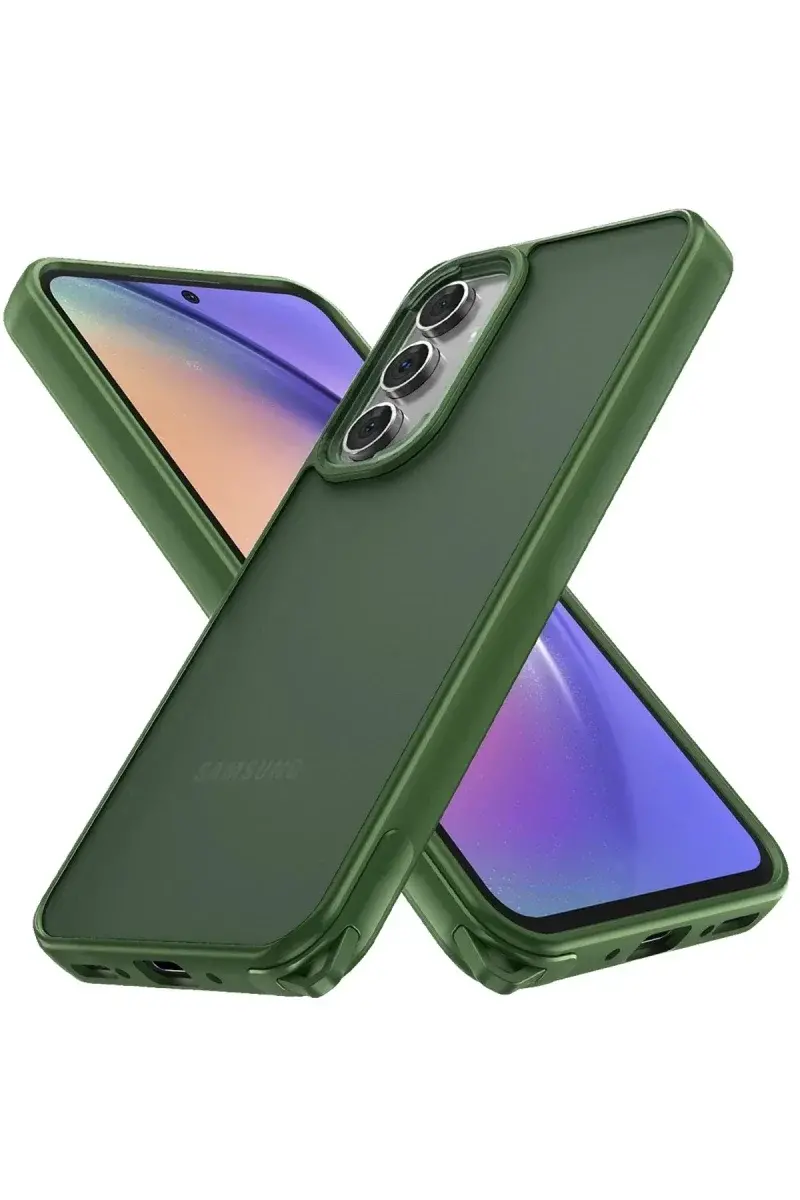 Samsung Galaxy A05S Kılıf Elegant Kapak - Yeşil