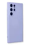 Samsung Galaxy S23 Ultra Kılıf Nano içi Kadife Silikon - Lila-2