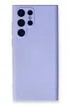 Samsung Galaxy S23 Ultra Kılıf Nano içi Kadife Silikon - Lila-1