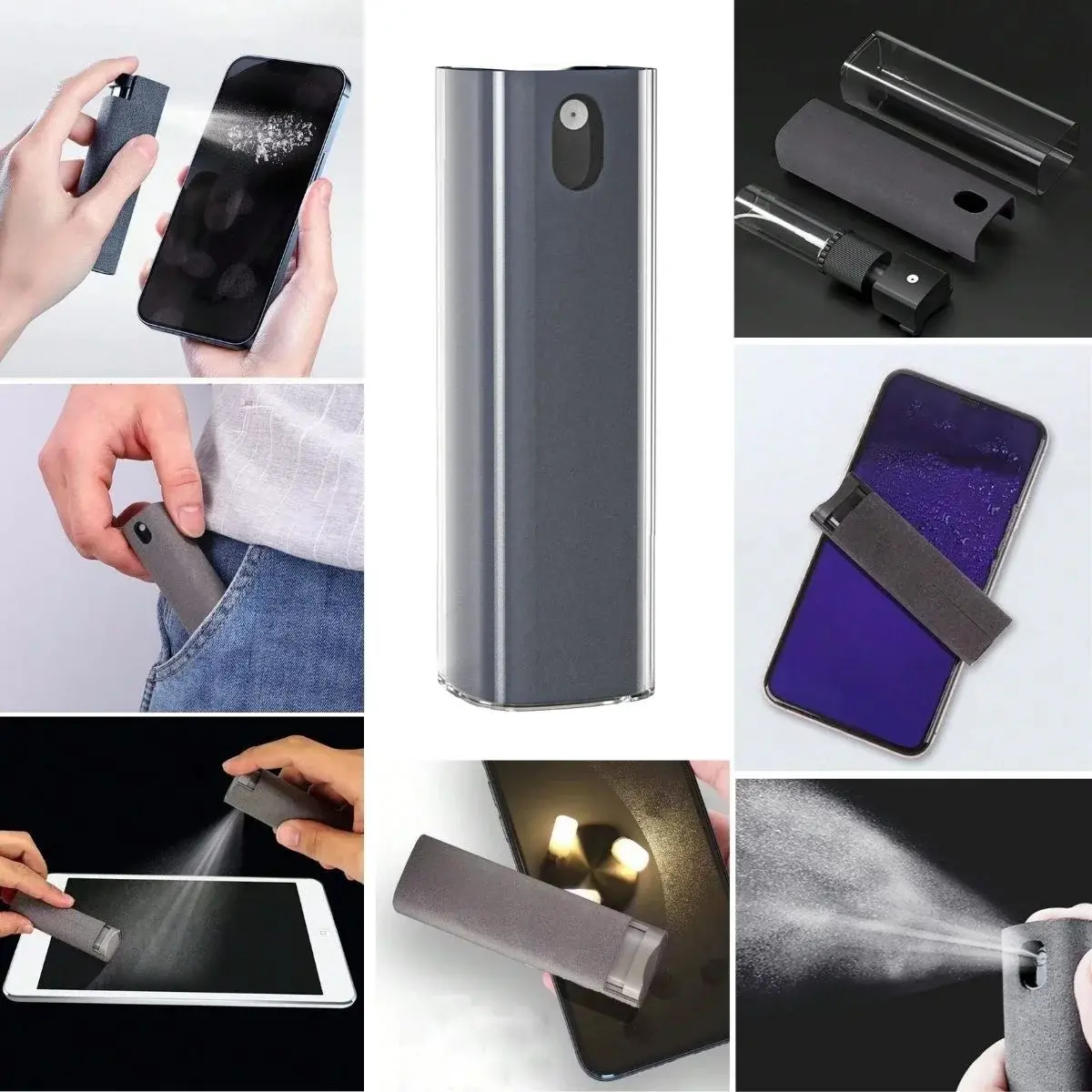 Telefon,Tablet Ekranı İçin Kendiliğinden Spreyli Ekran Tezleme Süngeri