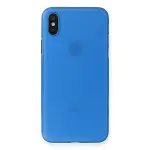 Apple iPhone XS Max Kılıf PP Ultra İnce Kapak - Mavi-2
