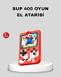 SUP Retro El Konsolu – 500 Oyun, 2 Oyunculu, 3 İnç Ekran, Taşınabilir Şarjlı Atari-1