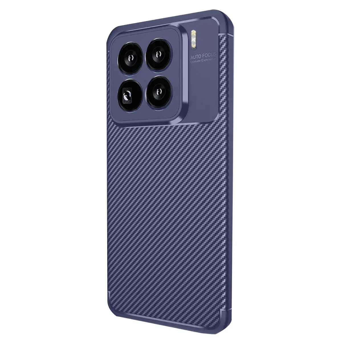 Xiao 15 Pro Kılıf Auto Focus Karbon Kapak - Lacivert