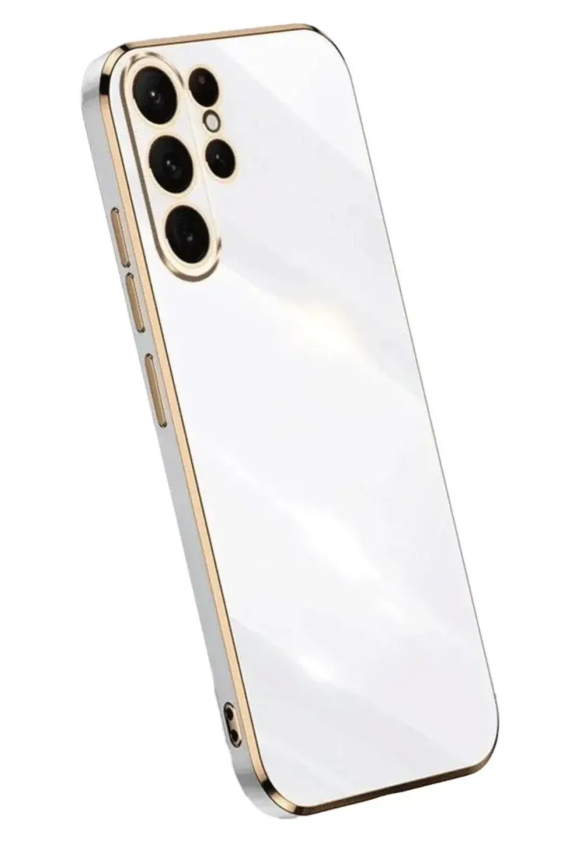Samsung Galaxy S25 Ultra Kılıf Volet Silikon - Beyaz