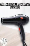 2200 Watt Profesyonel Saç Kurutma Makinesi Güçlü ve Dayanıklı Tasarım-1