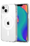 Apple iPhone 14 Combo Sert Şeffaf Magsafe Kapak - Şeffaf-1