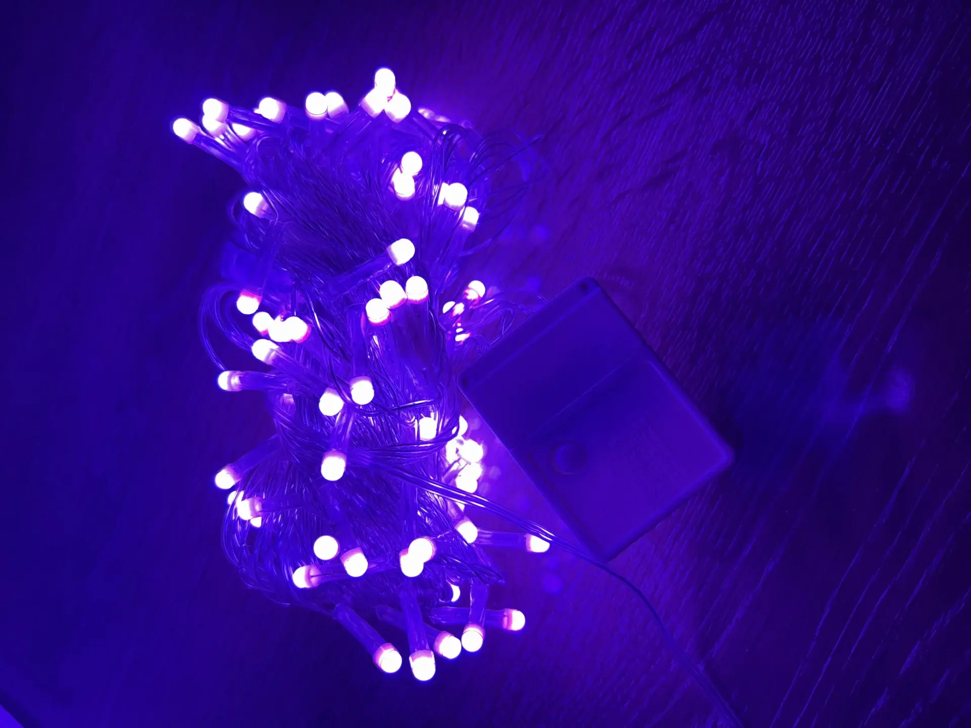 10m 100 Led Damla Uçlu Pembe Işık Şeffaf Kablo Mz-17-9