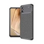 Samsung Galaxy A05 Kılıf Auto Focus Karbon Kapak - Siyah-2