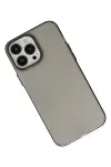 Apple iPhone 14 Pro Max Kılıf Modos Metal Kapak - Siyah-3