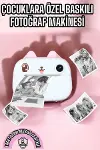 Çocuk Fotoğraf Makinesi Dijital HD Video Rulo Kağıt Baskılı Yazıcı-1