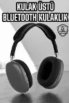 P9 Plus Kulaklık Siyah Bluetooth Bağlantılı Kulak Üstü Kablosuz ANC Özelliği-1