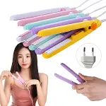 Seyahat Tipi Mini Saç Düzleştirici Serak Uçlu Düzleştirici-4