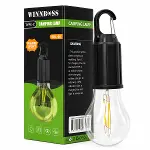 Usb Şarjlı Seyyar Ampul Model=rustik Kamp Lambası Mandallı Kanca Askılık 3-KADEME Işık EKL-06 G-912-1