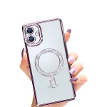 Samsung Galaxy A06 Joke Simli Magneticsafe Kılıf - Derin Mor-2