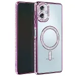 Samsung Galaxy A06 Joke Simli Magneticsafe Kılıf - Derin Mor-1