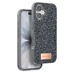 Onegif Apple İphone 17 Bright Simli Kapak - Gümüş-1