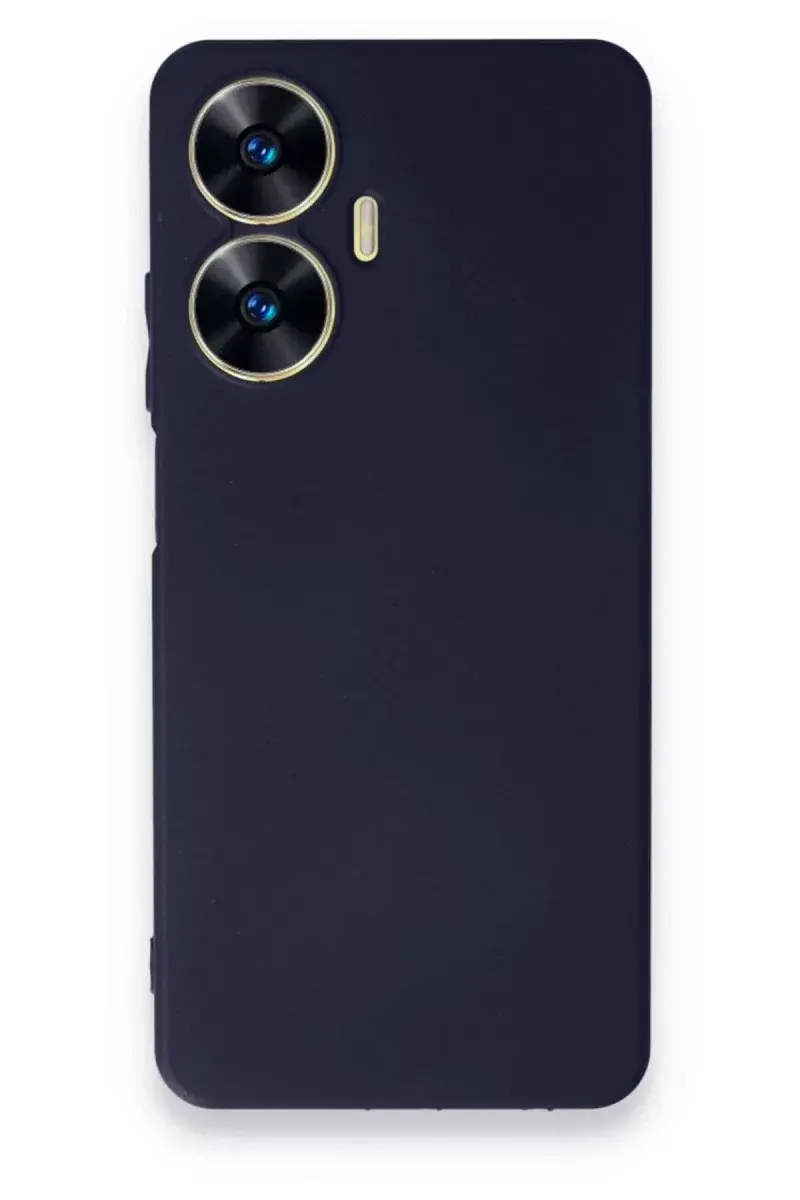 Realme C55 Kılıf First Silikon - Lacivert