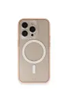 Apple iPhone 14 Pro Max Kılıf Grand Magneticsafe Kapak - Pembe-2